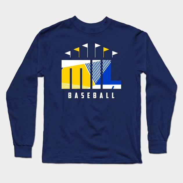 MIL Baseball Ballpark Long Sleeve T-Shirt by funandgames